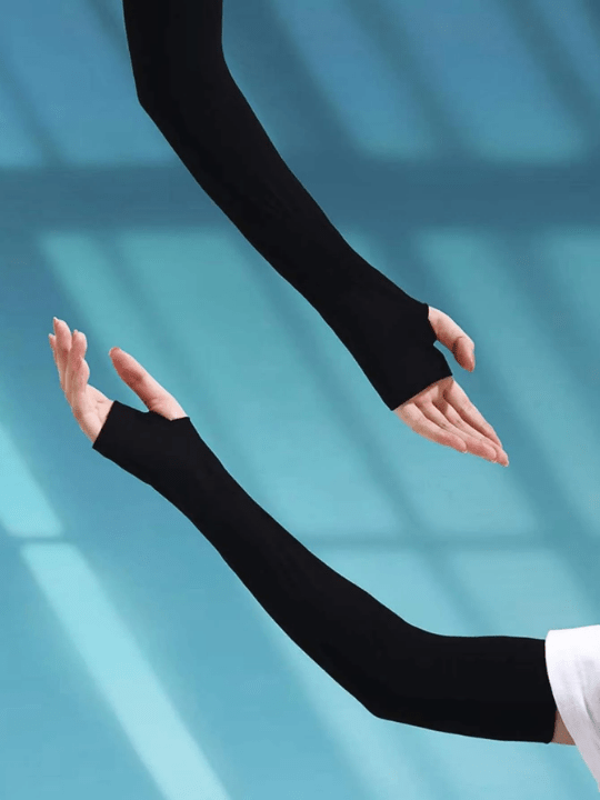 1 Pair Ice Silk Anti - Mosquito Arm Sleeves With Uv Protection, Outdoor Sports Accessories For Both Men And Women - Lolli World Marketplace