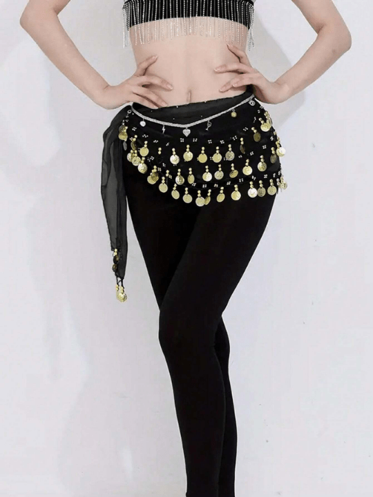 1 Piece Women's Belly Dance Waist Chain Dance Costume Festival Performance Waistband Chiffon Waist Chain Belt Waist Decorative Belt Waist Skirt Boho - Lolli World Marketplace