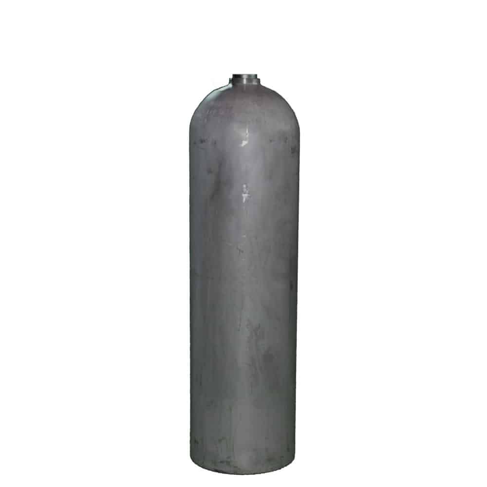 11.1 Liter 80cf AL - Can Aluminum 207 Bar Bare Cylinder