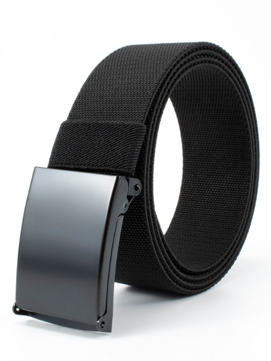 Men's Free Adjustable Canvas Woven Belt For Daily Life