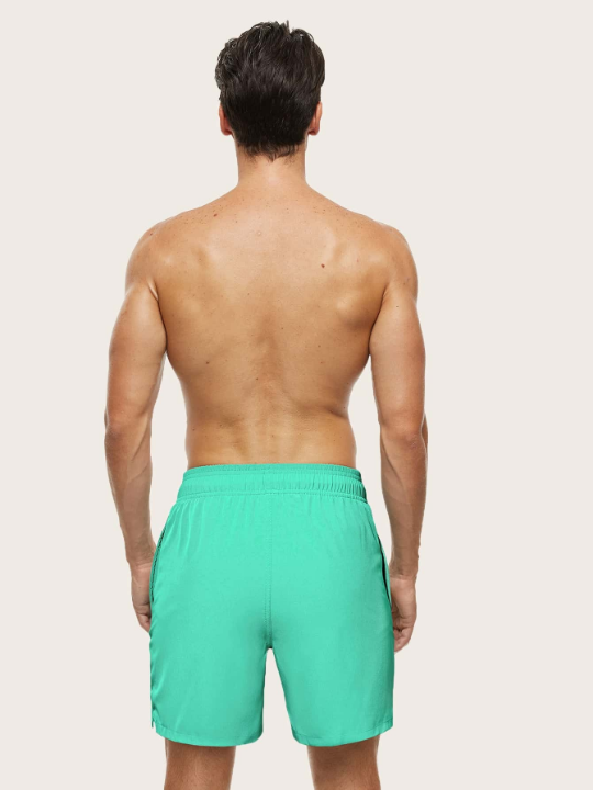 Manfinity Swimmode Men Drawstring Waist Swim Trunks