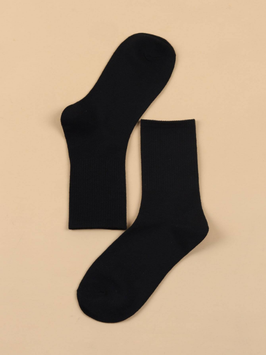 Solid Crew Socks