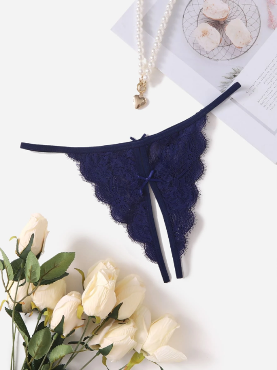 Classic Sexy Solid Cut Out Thong