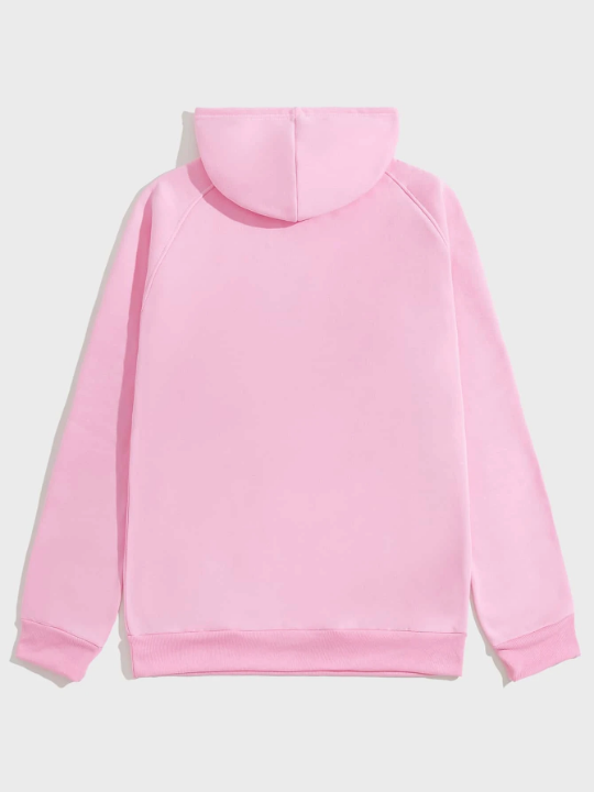 ROMWE Street Life Guys Kangaroo Pocket Drawstring Hoodie