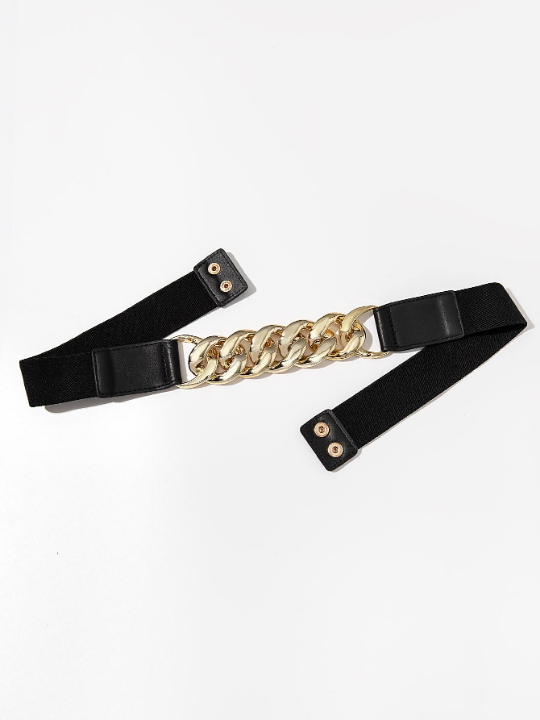 Chain Decor Corset Belt