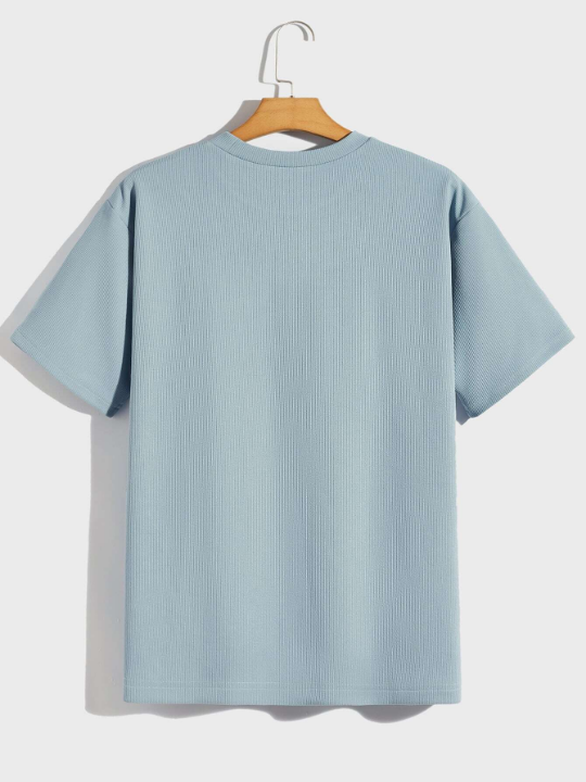 Manfinity Basics Loose Fit Men's Solid Drop Shoulder T-Shirt