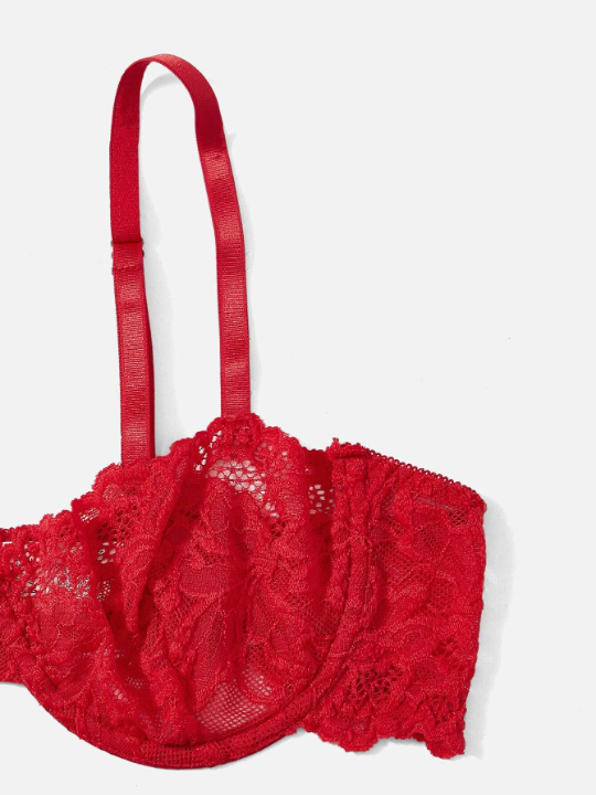 Classic Sexy Floral Lace Underwire Lingerie Set