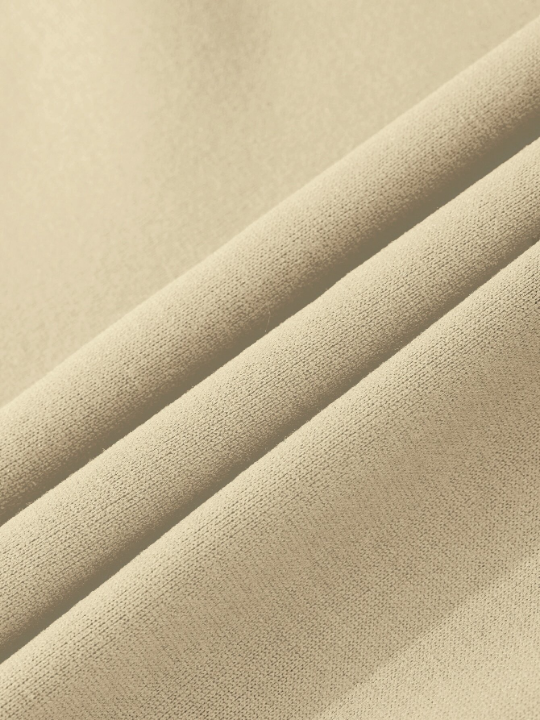 Men Kangaroo Pocket Drawstring Thermal Hoodie