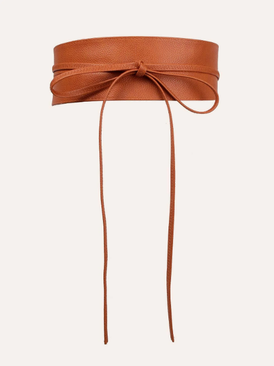 Bow Tie Wide Belt Western for Coats and Dresses