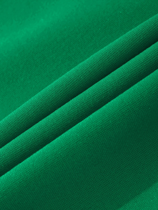 Men Kangaroo Pocket Drawstring Thermal Hoodie