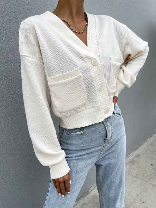 Dual Pocket Drop Shoulder Jacket