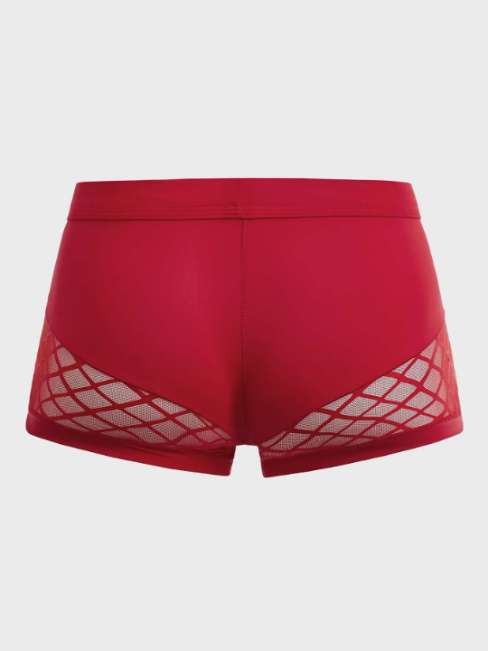 Men Fishnet Insert Boxer Brief