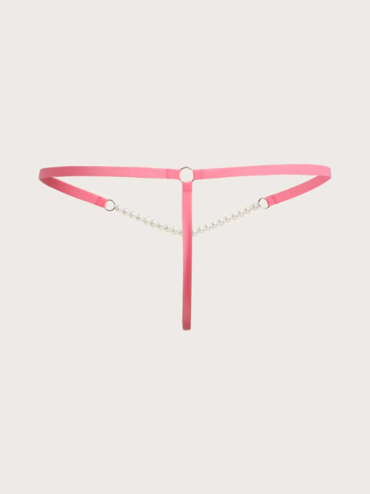 Pearls Beaded Thong