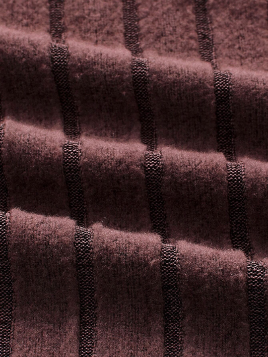 Manfinity Homme Men Ribbed High Neck Solid Tee