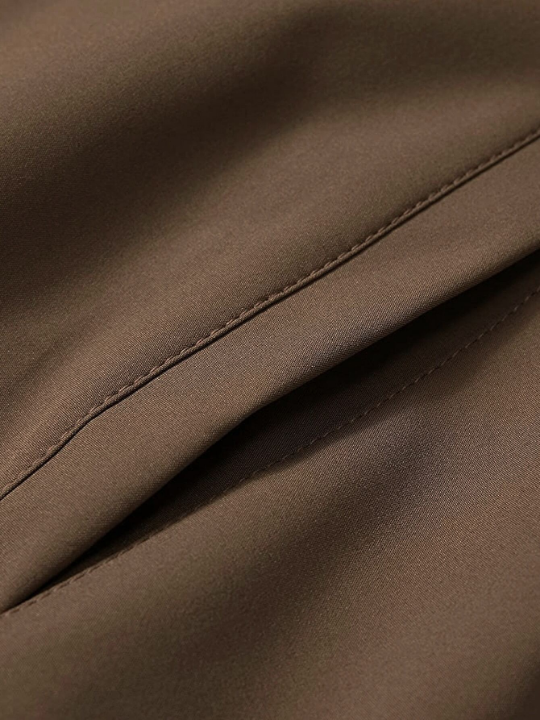 Manfinity Mode Men 1pc Zip Up Bomber Jacket