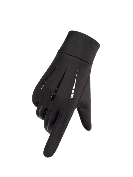 1pair Men's Ghost Claw Design Gloves For Outdoor Riding, Climbing, Fishing & Driving In Autumn And Winter