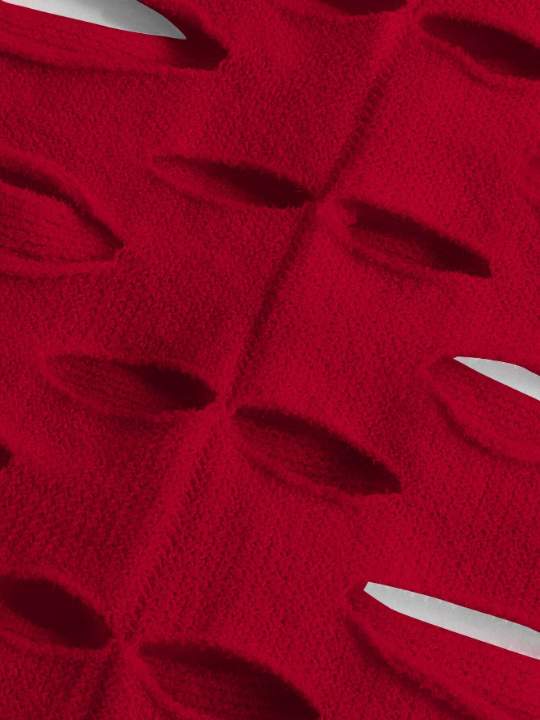 ROMWE Kawaii Solid Cut Out Bandeau Slips