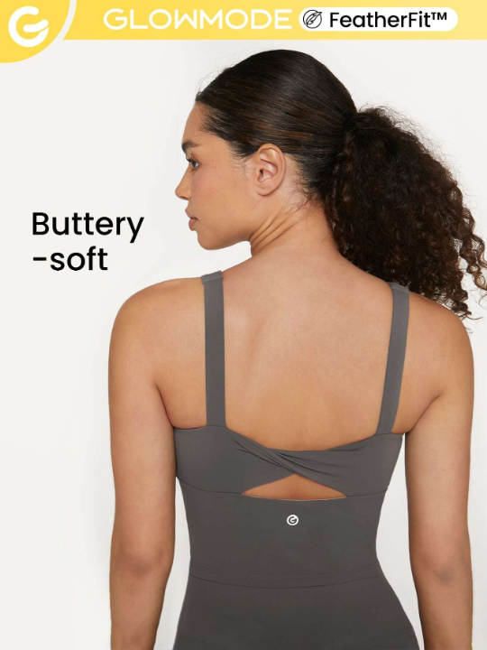 GLOWMODE FeatherFit Twist Back Sports Tank