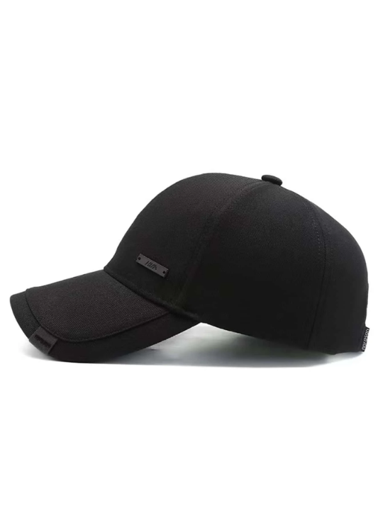 1pc Men's Hua Logo Adjustable Baseball Cap For Outdoor Sun Protection And Casual Wear (Spring/ Autumn)