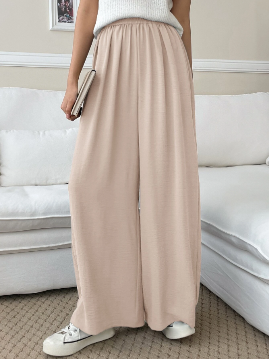 DAZY Solid Wide Leg Pants