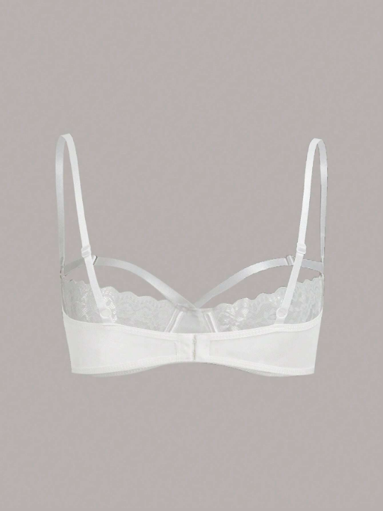 Classic Sexy Floral Lace Cut Out Underwire Bra