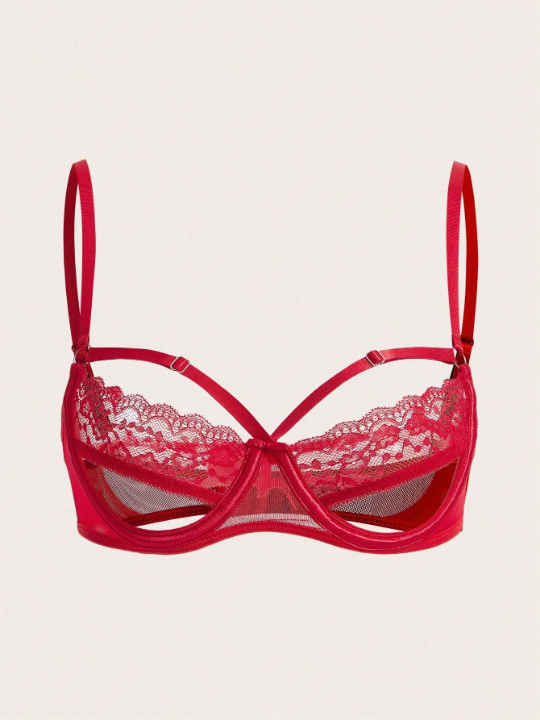 Classic Sexy Floral Lace Cut Out Bra