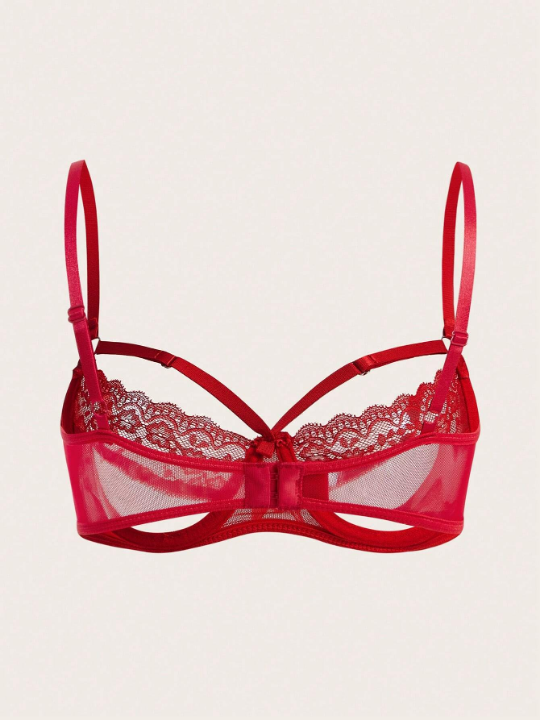 Classic Sexy Floral Lace Cut Out Bra