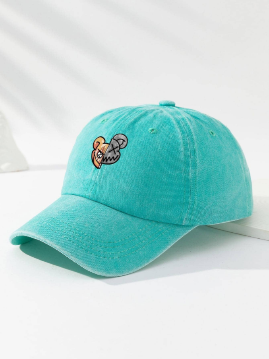 Men Cartoon Embroidered Baseball Cap Street