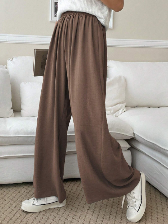 DAZY Solid Wide Leg Pants