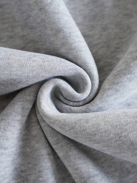 Men Kangaroo Pocket Drawstring Thermal Lined Hoodie