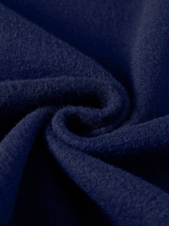 Men Solid Thermal Lined Sweatshirt