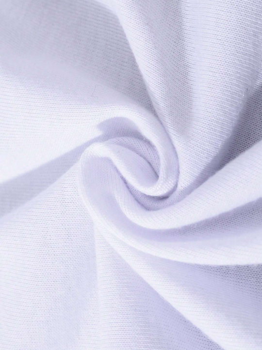 Manfinity Homme Men Mountain & Geo Print Tee