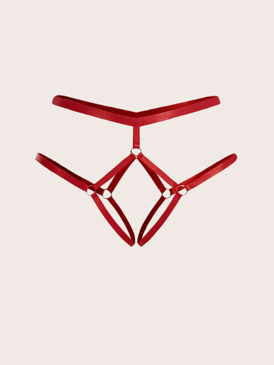 Ring Linked Garter Thong