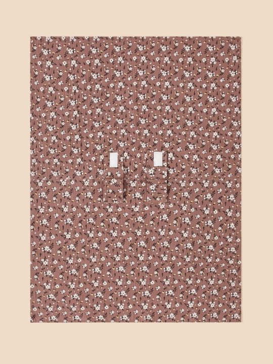 Baby Flower Pattern Fabric Stroller Seat Cover For Daily Use