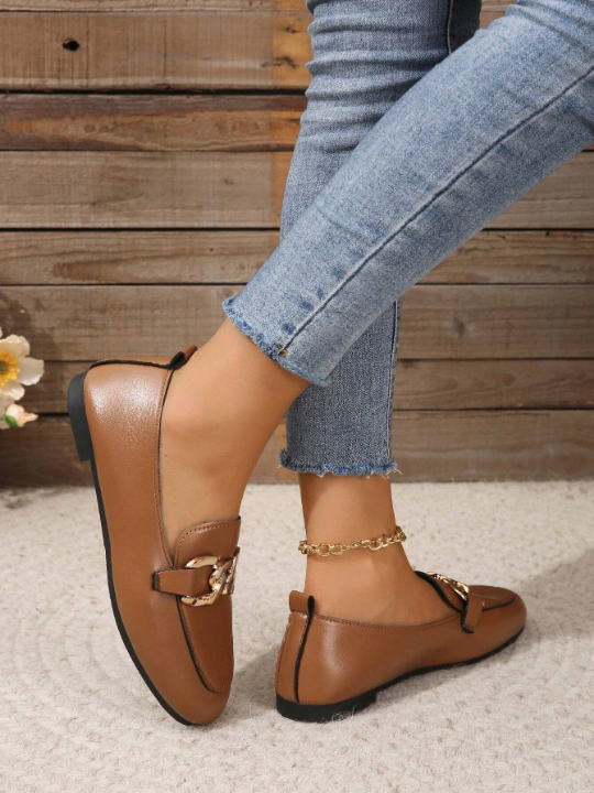 Women Fashionable Flat Shoes, Comfortable For Daily Wear