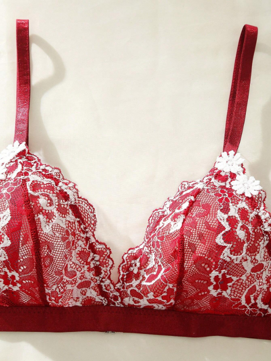 Floral Lace Lingerie Set