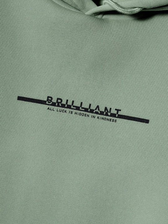 Manfinity Hypemode Men Letter Graphic Drawstring Hoodie