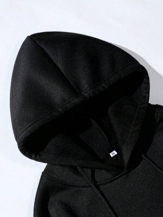 Manfinity EMRG Men Cartoon Graphic Drawstring Hoodie