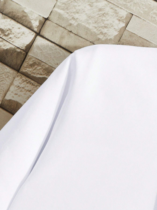 Men Solid Thermal Lined Sweatshirt