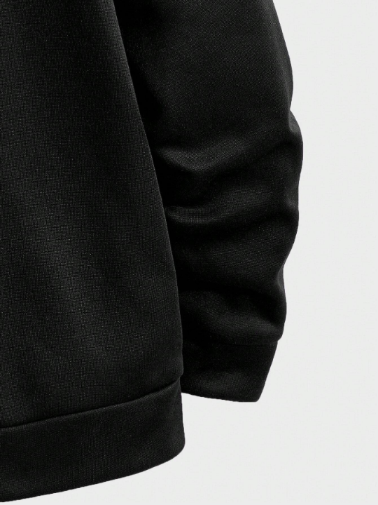 Manfinity Unisex Men Letter Graphic Sweatshirt