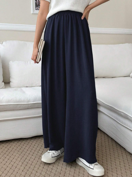 DAZY Solid Wide Leg Pants