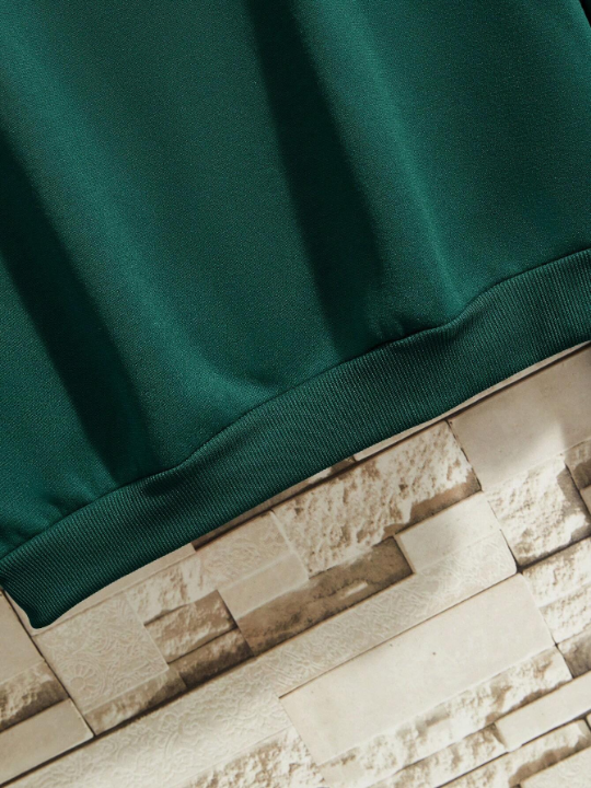 Men Letter Graphic Thermal Lined Sweatshirt