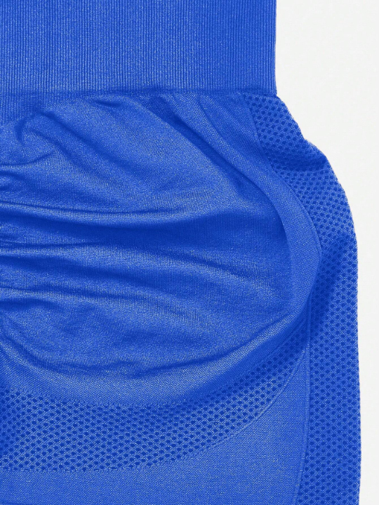 4pcs High Stretch Seamless Scrunch Butt Sports Shorts