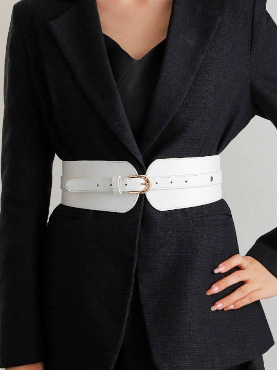 1pc Multicolor Single-breasted Women's Waist Belt For Dress Decoration & Daily Use