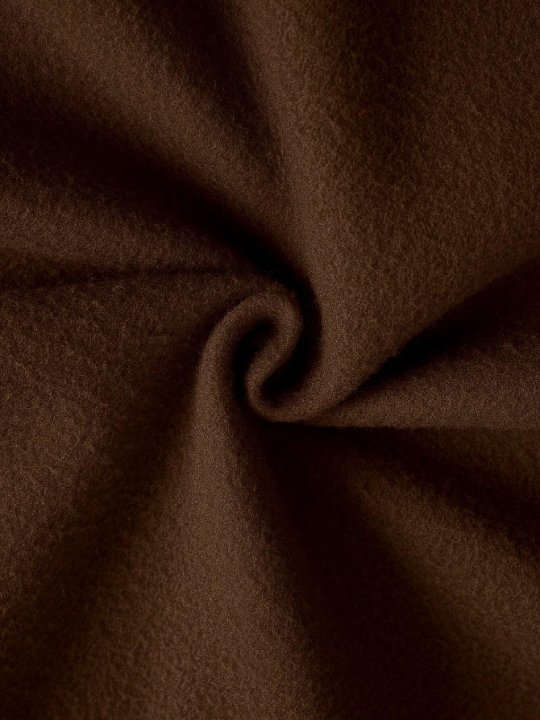 Men Mountain & Letter Graphic Thermal Lined Sweatshirt