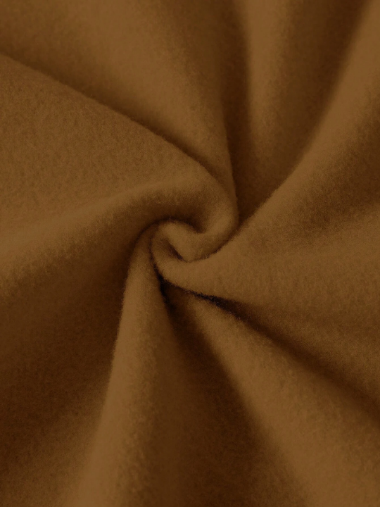 Manfinity Hypemode Loose Fit Men's Bear Embroidery Hooded Thermal Sweatshirt