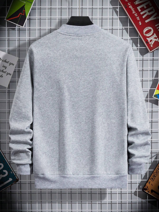 Men Zip Up Sweatshirt Without Tee