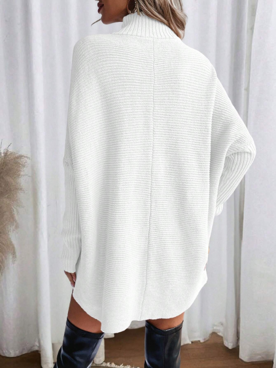 Essnce Turtleneck Batwing Sleeve Sweater