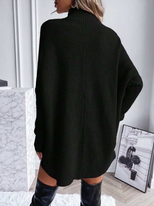 Essnce Turtleneck Batwing Sleeve Sweater