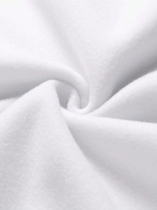 Men Mountain Print Thermal Lined Sweatshirt